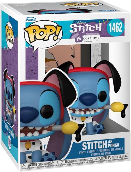 Funko Pop! Disney: Stitch in Costume - Stitch as Pongo #1462 Vinyl Figure - Image 2