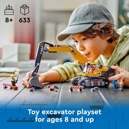 LEGO City Yellow Construction Excavator (60420) - Image 2