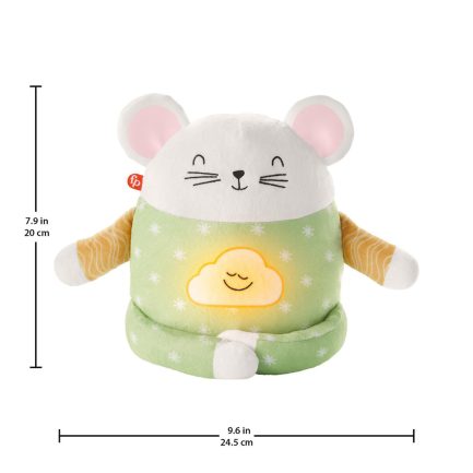 Fisher-Price Ποντικάκι - Φιλαράκι Ύπνου που Μιλάει Ελληνικά (HHH45) - Image 3