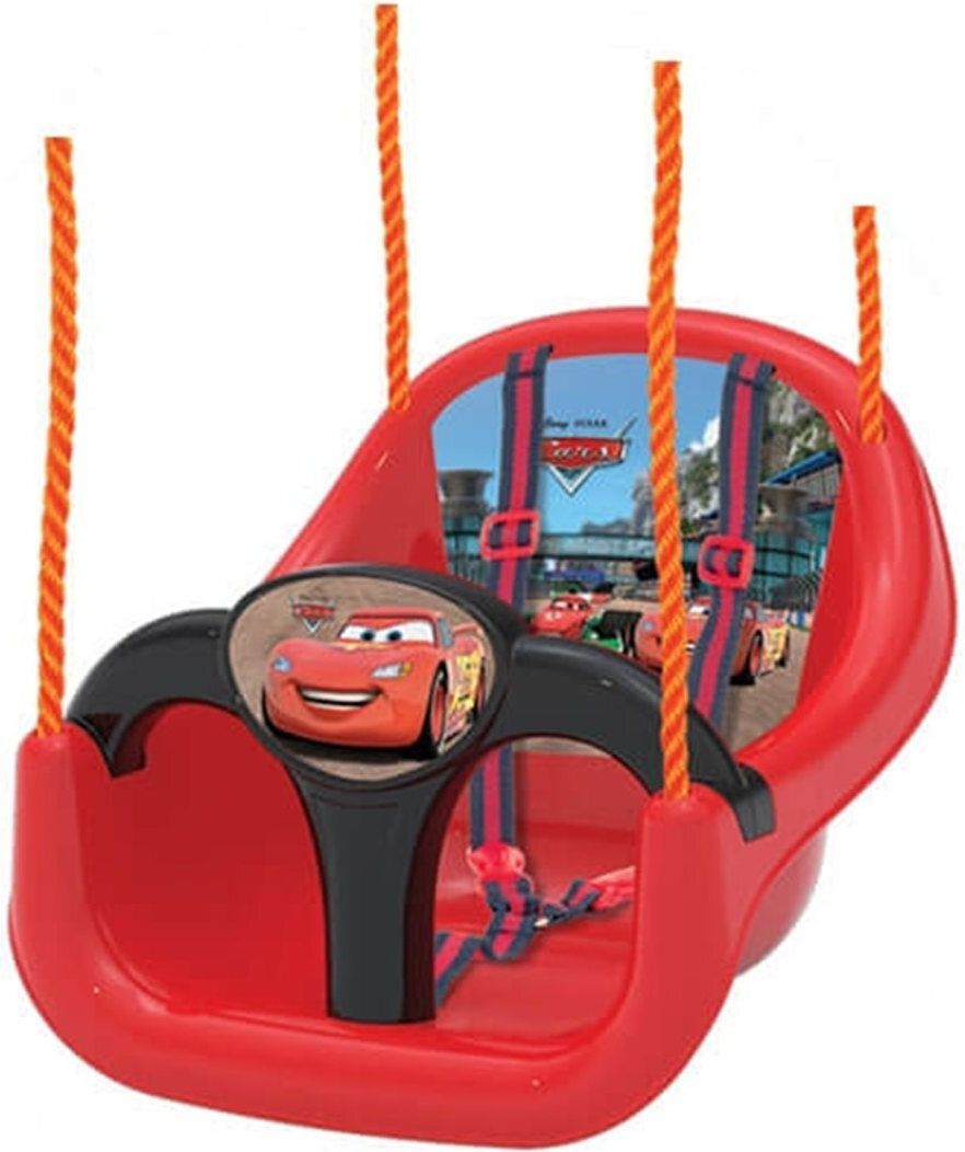 John Κούνια με Προστατευτικό και Ζώνη Ασφαλείας Πλαστική Cars για 2+ Ετών (03063WD)