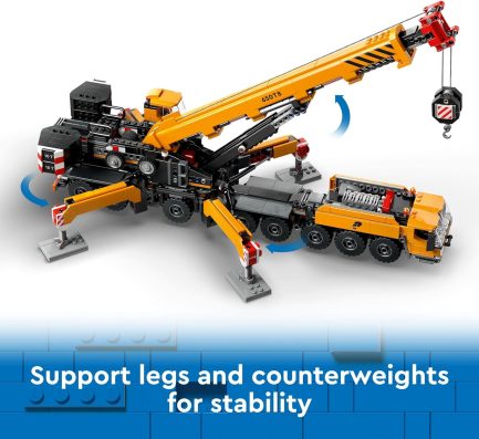 LEGO City Yellow Mobile Construction Crane (60409) - Image 5