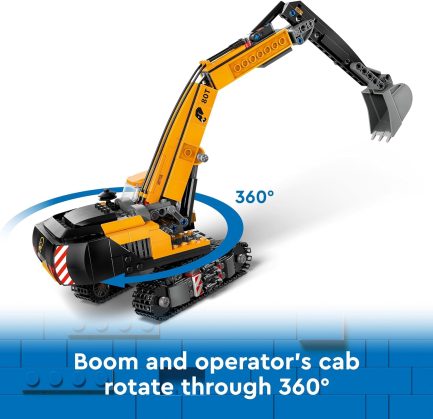 LEGO City Yellow Construction Excavator (60420) - Image 5