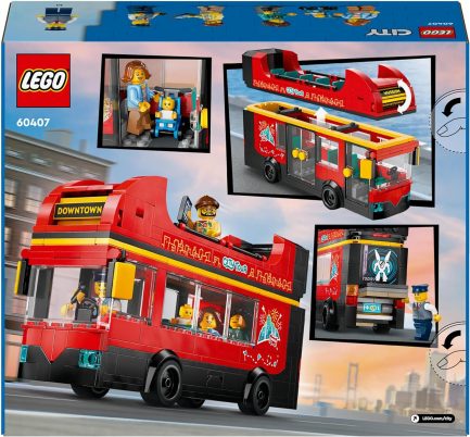 LEGO City Red Double-Decker Sightseeing Bus (60407) - Image 6