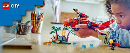 Lego City Fire Rescue Plane για 6+ ετών (60413) - Image 5