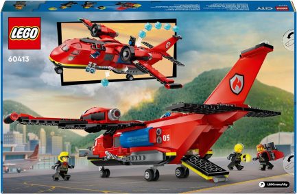 Lego City Fire Rescue Plane για 6+ ετών (60413) - Image 7