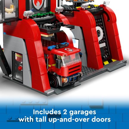 Lego City Fire Station With Fire Truck για 6+ ετών (60414) - Image 4