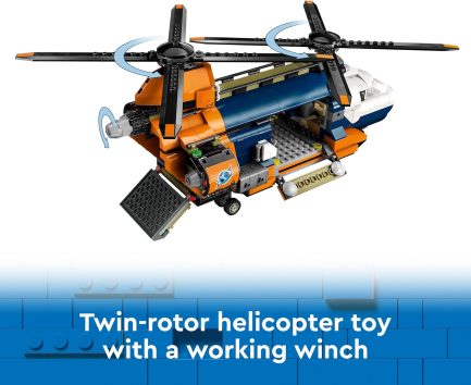 Lego City Jungle Explorer Helicopter at Base Camp (60437) - Image 4