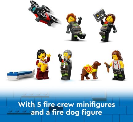 Lego City Fire Station With Fire Truck για 6+ ετών (60414) - Image 7
