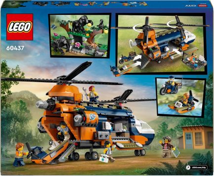 Lego City Jungle Explorer Helicopter at Base Camp (60437) - Image 10