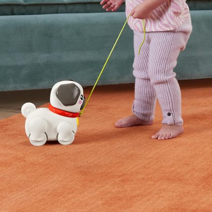 Fisher-Price: Walk the Pup - Pug  Συρόμενο Παιχνίδι Σκύλακι (HTW94) - Image 2