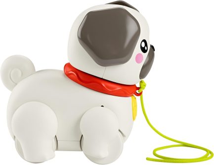 Fisher-Price: Walk the Pup - Pug  Συρόμενο Παιχνίδι Σκύλακι (HTW94) - Image 3