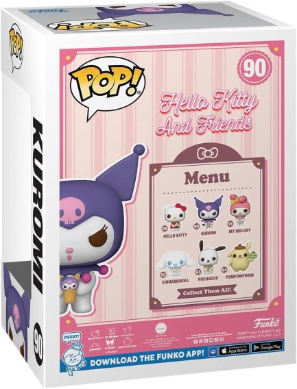 Funko Pop! Sanrio: Hello Kitty and Friends - Kuromi #90 Vinyl Figure (80315) - Image 3