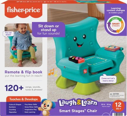 Fisher-Price: Laugh & Learn - Smart Stages Εκπαιδευτική Καρεκλίτσα (HYR89) - Image 7