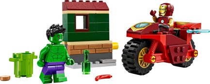 Lego Marvel Iron Man with Bike and the Hulk για 4+ Ετών (76287) - Image 3