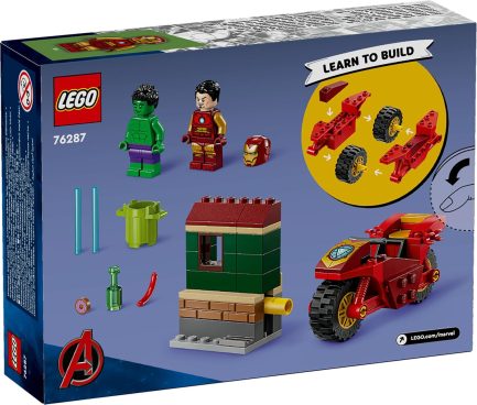Lego Marvel Iron Man with Bike and the Hulk για 4+ Ετών (76287) - Image 4