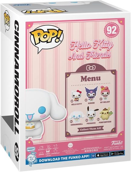 Funko Pop! Sanrio: Hello Kitty and Friends - Cinnamoroll #92 Vinyl Figure - Image 3