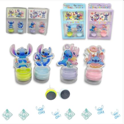 Παιδικό Σετ 2 σφραγίδων Lilo & Stitch και άλμπουμ μίνι (2-σχέδια) (Y-3303) - Image 2