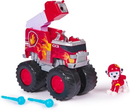 Παιχνιδολαμπάδα Spin Master Paw Patrol: Rescue Wheels - Marshall Fire Truck (20145827) - Image 2