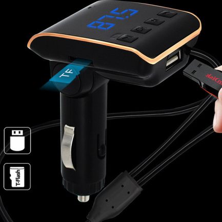 FM Transmitter Αυτοκινήτου Q10 με Bluetooth - Image 2