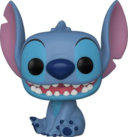 Funko Pop! Disney: Lilo and Stitch - Stitch (Smiling Seated) #1045 Vinyl Figure - Image 2
