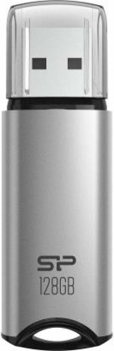 Silicon Power Marvel M02 128GB USB 3.0 Stick Ασημί (SP128GBUF3M02V1S) - Image 2