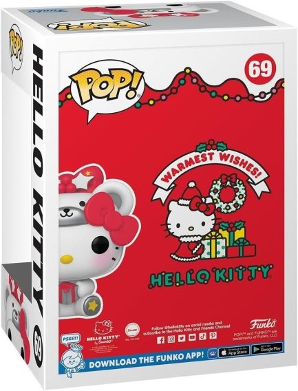 Funko Pop! Hello Kitty - Hello Kitty (Polar Bear) (Metallic) #69 Vinyl Figure - Image 2