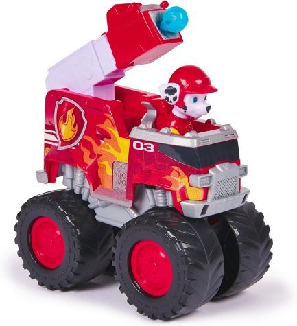 Παιχνιδολαμπάδα Spin Master Paw Patrol: Rescue Wheels - Marshall Fire Truck (20145827) - Image 4