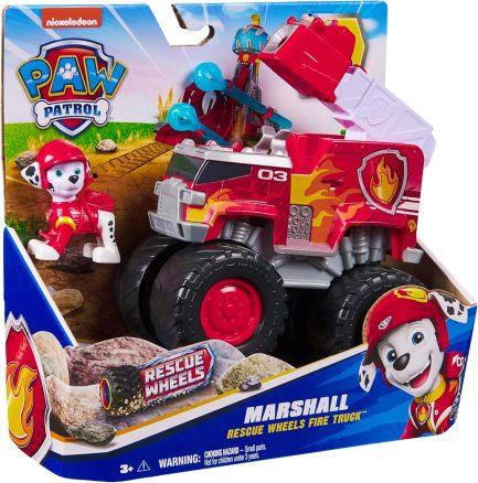 Παιχνιδολαμπάδα Spin Master Paw Patrol: Rescue Wheels - Marshall Fire Truck (20145827) - Image 5