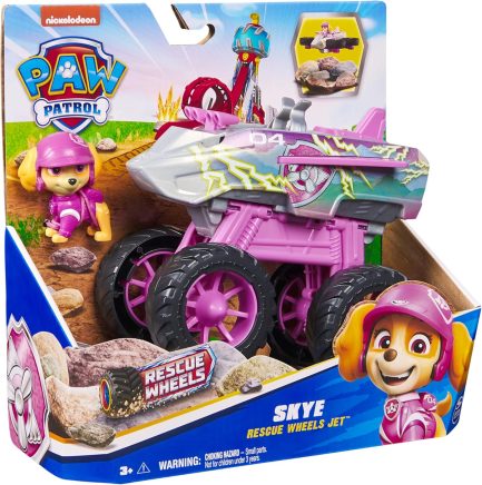Παιχνιδολαμπάδα Spin Master Paw Patrol: Rescue Wheels - Skye Jet (20145824) - Image 5