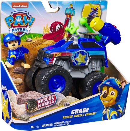 Παιχνιδολαμπάδα Spin Master Paw Patrol: Rescue Wheels - Chase Cruiser (20145826) - Image 5