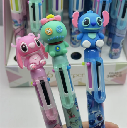 Ballpoint Στυλό Lilo & Stitch με Πολύχρωμο Mελάνι 0.5mm 4 Colours (E-9161) (3-Σχέδια /Τυχαία επιλογή) - Image 2