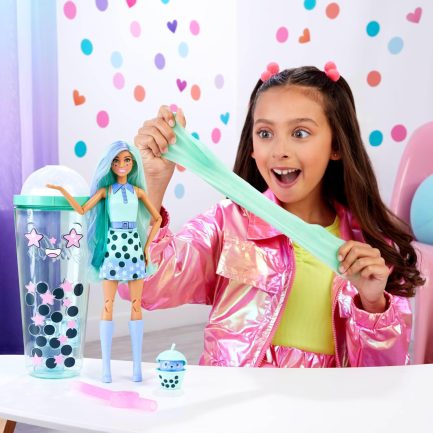 Παιχνιδολαμπάδα Mattel Barbie: Pop Reveal - Bubble Tea Series Green Tea Doll (HTJ21) - Image 2