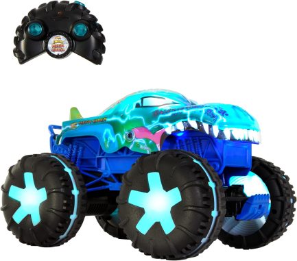 Mattel Hot Wheels: Τηλεκατευθυνόμενο Monster Trucks Power Smashers - Mega-Wrex Alive RC (JBD90) - Image 2