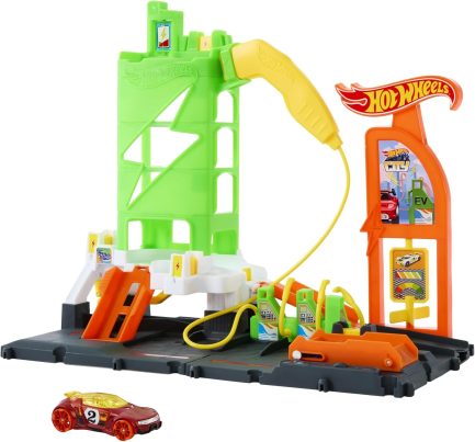 Mattel Hot Wheels® City: Σταθμός Φόρτισης Οχημάτων - Σετ Παιχνιδιού (HTN79) - Image 2