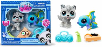 Basic Fun Littlest Pet Shop Collector Set 2 Φιγούρες Με Αξεσουάρ 20 & 24 (00526) - Image 2