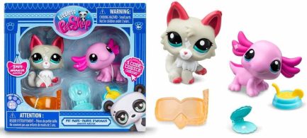 Basic Fun Littlest Pet Shop Collector Set 2 Φιγούρες Με Αξεσουάρ 21 & 25 (00527) - Image 2
