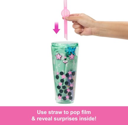Παιχνιδολαμπάδα Mattel Barbie: Pop Reveal - Bubble Tea Series Green Tea Doll (HTJ21) - Image 3