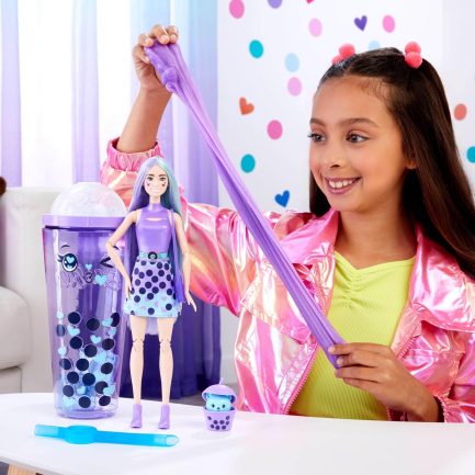 Παιχνιδολαμπάδα Mattel Barbie: Pop Reveal - Bubble Tea Series Taro Milk Doll (HTJ19) - Image 2