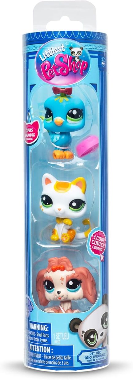 Basic Fun Littlest Pet Shop Collector Set 3 Φιγούρες Σε Σωλήνα City Vibes Trio ( Dog 38, Bird 40, And Cat 39) (00551) - Image 2