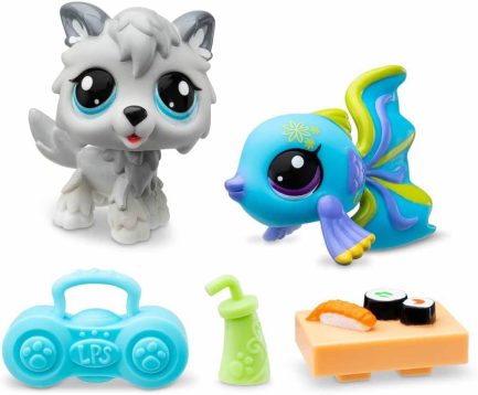 Basic Fun Littlest Pet Shop Collector Set 2 Φιγούρες Με Αξεσουάρ 20 & 24 (00526) - Image 3