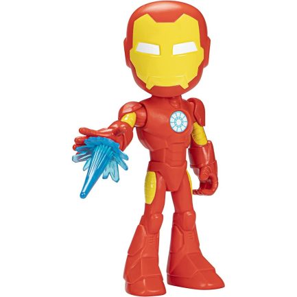 Παιχνιδολαμπάδα Hasbro Disney Marvel: Spidey and his Amazing Friends - Iron Man Supersized Hero Figure (F6164) - Image 2