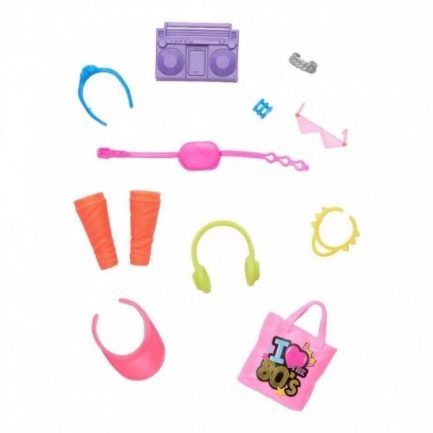 Mattel Barbie: Pink Bag I Love 80's Accessories (HWV74) - Image 2