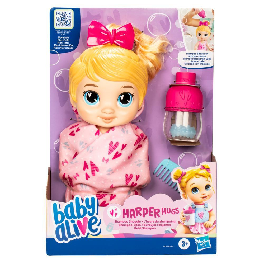 Hasbro Baby Alive: Shampoo Snuggle - Harper Hugs Doll (F9119)