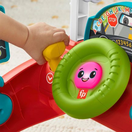Fisher Price Παίζω και Μαθαίνω: Εκπαιδευτική Στράτα – Αυτοκινητάκι 3 Σε 1 (Μιλάει EN,GR,TR) HJP48 - Image 3
