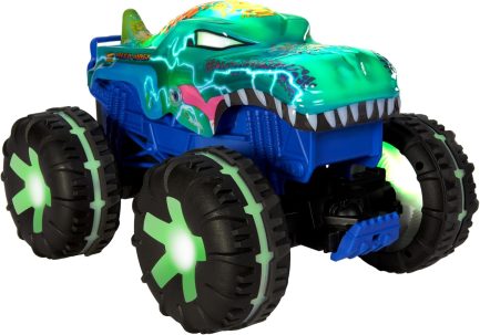 Mattel Hot Wheels: Τηλεκατευθυνόμενο Monster Trucks Power Smashers - Mega-Wrex Alive RC (JBD90) - Image 4