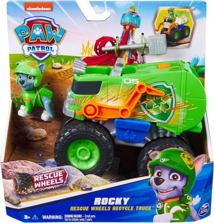 Spin Master Paw Patrol: Rescue Wheels - Rocky Recycle Truck (20145823) - Image 4