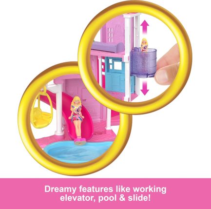 Mattel Barbie: Mini BarbieLand - House, Doll & Accessories (HYF45) - Image 3