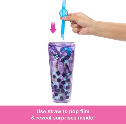 Παιχνιδολαμπάδα Mattel Barbie: Pop Reveal - Bubble Tea Series Taro Milk Doll (HTJ19) - Image 3