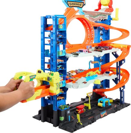 Παιχνιδολαμπάδα Mattel Hot Wheels: Τεράστιο Γκαράζ με Δράκο (HKX48) - Image 4