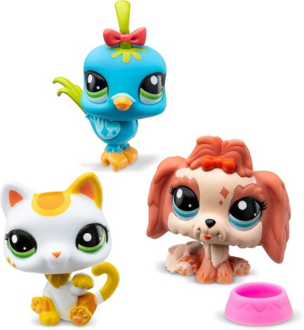 Basic Fun Littlest Pet Shop Collector Set 3 Φιγούρες Σε Σωλήνα City Vibes Trio ( Dog 38, Bird 40, And Cat 39) (00551) - Image 4